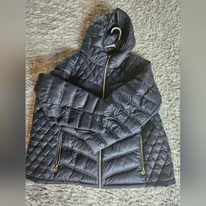 Michael Kors Hooded Puffer Down Fill Jacket